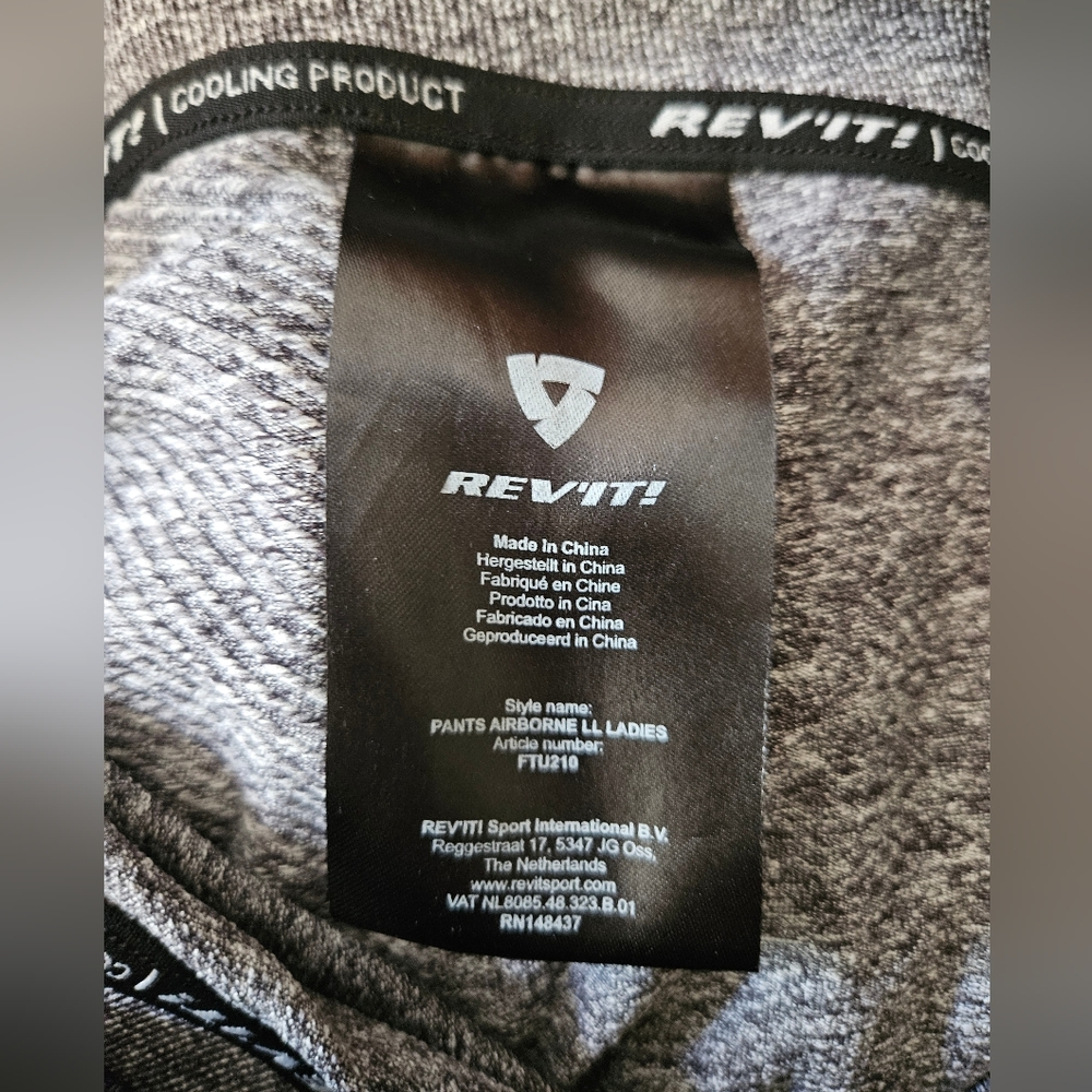 Rev' It! Women's Cooling Athletic Grey Running Leggings Size Medium - Picture 3 of 5